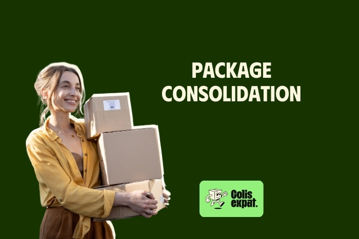 Package consolidation with ColisExpat delivery