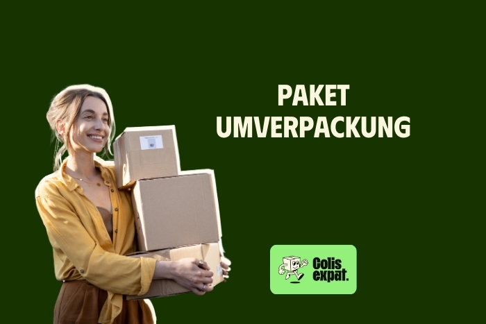 Paketumverpackung con ColisExpat